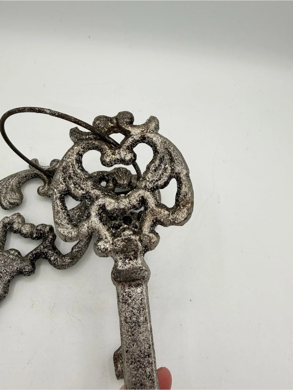 Set of 3 Decorative Skeleton Keys Cast Iron Wall Decor Rustic Farmhouse